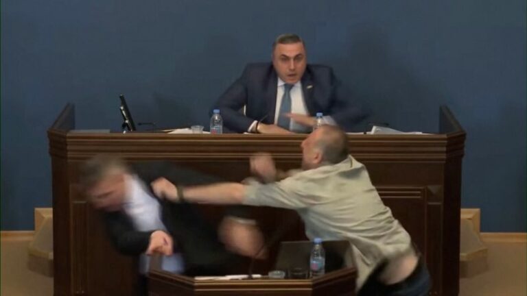 Sërish dhunë në parlamentin e Gjeorgjisë