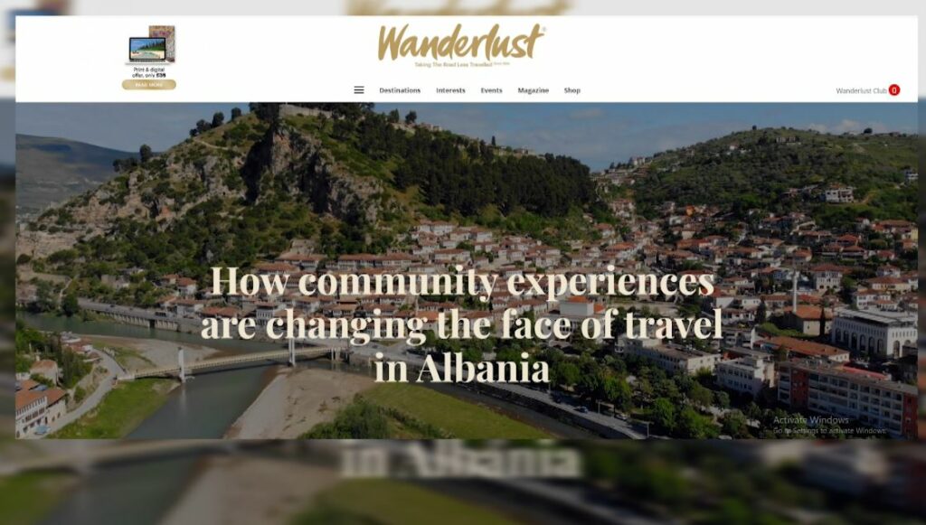 Shqipëria përmes syve të gazetares së &#8220;Wanderlust&#8221;