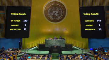 Asambleja e OKB miraton rezolutën për Palestinën. Shqipëria abstenon, SHBA voton kundër