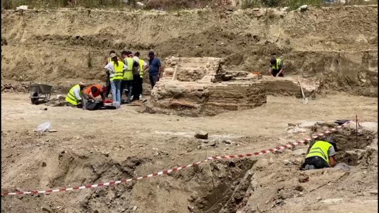 Durrës, zbulohet tjetër mozaik gjatë ndërtimit të gjimnazit