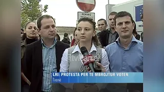 Ilir Beqja dhe Erisa Xhixho për shërbimin mjekësor dhe protesta për votën-(31 Tetor 2008)