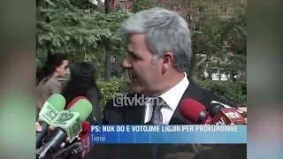 Fatmir Xhafa për PS: Nuk do e votojmë ligjin për prokurorinë-(30 Tetor 2008)