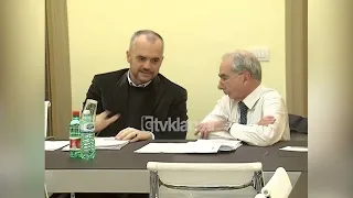 Kryesocialisti Edi Rama konsultime në Itali për programin qeverisës të PS-(10 Tetor 2008)