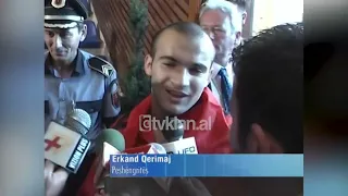 Peshëngritësi Erkand Qerimaj shpallet kampion absolut me tre medalje ari-(19 Shtator 2008)