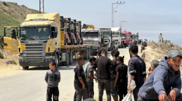 Mbërrijnë në Gaza kamionët me ndihma humanitare të dërguara nga SHBA
