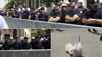 Opozita proteston para Bashkisë së Tiranës