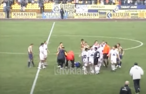 Superliga/ Derbi Elbasani-Shkumbini përfundon në barazim &#8211; (28 Shtator 2008)