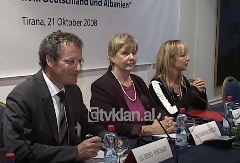 Konferenca gjermane për ligjin e dosjeve në Tiranë &#8211; (21 Tetor 2008)