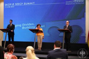 Konferenca për shtyp e Trojkës së SCEEP, Begaj: Integrimi në BE në fokus të kryesimit të radhës së organizatës