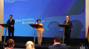 Konferenca për shtyp e Trojkës së SCEEP, Begaj: Integrimi në BE në fokus të kryesimit të radhës së organizatës