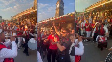Euro 2024 | Tifozët shqiptarë, atmosferë të jashtëzakonshme në Dusseldorf