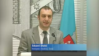 Eduard Shalsi nga Bashkia e Tiranës: Ngrohje për të gjitha shkollat deri 2011-(9 Janar 2009)