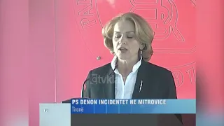 Arta Dade konferencë për shtyp: PS dënon incidentet në Mitrovicë-(5 Janar 2009)