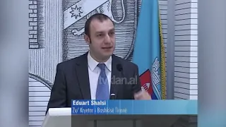 Eduard Shalsi reagim nga Bashkia Tiranë për fondin e shpronësimeve-(6 Janar 2009)