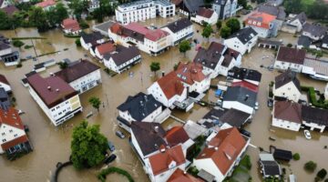 Jugu i Gjermanisë nën pushtetin e përmbytjeve rekord