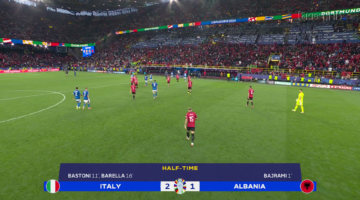 Euro 2024 | Mbyllet pjesa e parë, Shqipëria në disavantazh 2-1 ndaj Italisë (Ndeshja minutë pas minute)