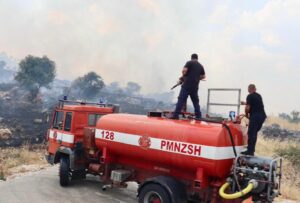 14 vatra zjarri gjatë 24 orëve në Shqipëri: 3 aktive në Delvinë, Gjirokastër e Dibër