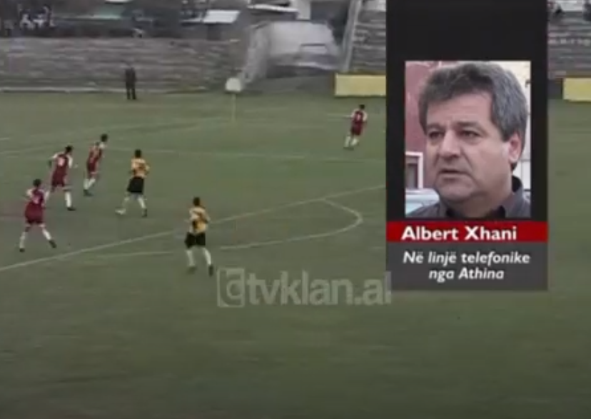 Partizani në krizë, presidenti Albert Xhani në lidhje telefonike nga Athina &#8211; (23 Janar 2009)