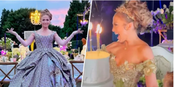 Jennifer Lopez feston 55 vjetorin e ditëlindjes së saj si një “monarke”