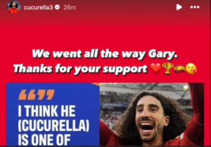 “Spanja nuk mund të fitonte europianin me mbrojtësin e majtë të Chelsea në fushë”, Cucurella ironizon Gary Neville