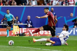 Euro 2024 | Francë-Belgjikë 0-0, Theo Hernandez shpëton &#8220;gjelat&#8221; nga pësimi i golit (Ndeshja minutë pas minute)