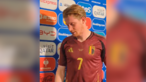Francë – Belgjikë | Kounde më i miri i ndeshjes, Kevin De Bruyne nuk e mbajnë nervat ndaj gazetarit