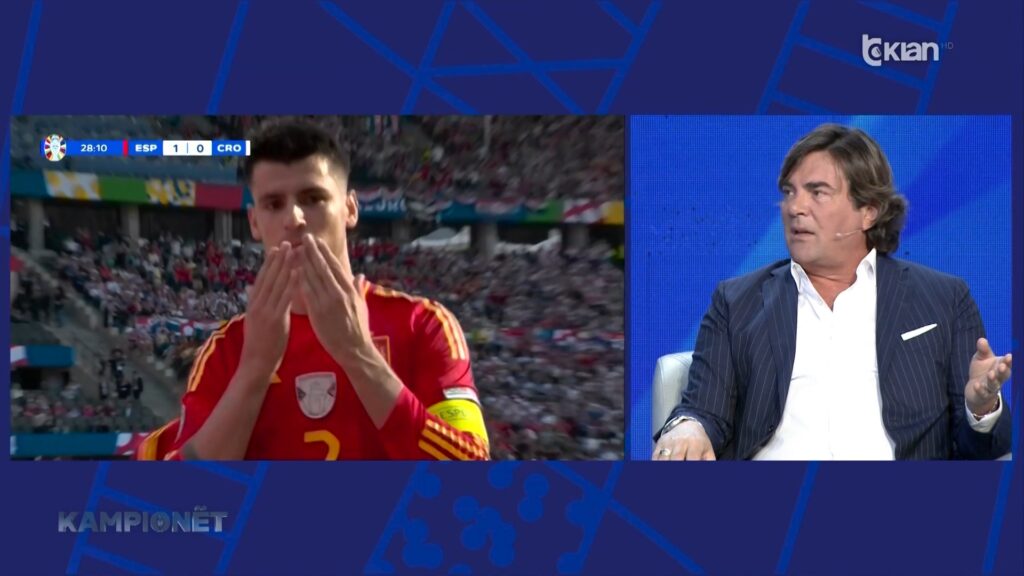 Euro 2024 | Sokol Haxhija: Morata është shumë i dobishëm për Spanjën, por nuk jep spektakël