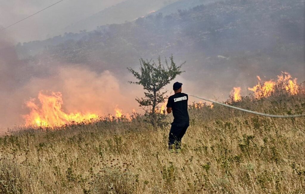 Përkeqësohet situata në Dropull dhe Finiq. Peleshi, thirrje banorëve në fshatrat e përfshirë nga zjarret