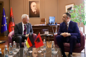 Bashkëpunim policor mes dy vendeve, ministri Hoxha takim me ambasadorin gjerman