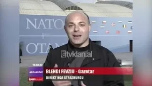 Sonila Meço dhe Blendi Fevziu në lidhje direkte për samitin e 60-vjetorit të NATO-(3 Prill 2009)