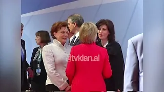 Kryeministri Sali Berisha në NATO: Do të shtojmë trupat në Afganistan-(4 Prill 2009)