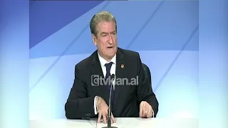 Kryeministri Sali Berisha uron për integrimin e Shqipërisë në NATO-(4 Prill 2009)