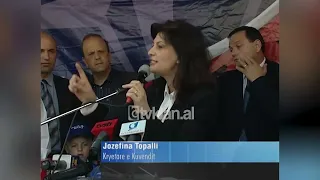 Jozefina Topalli në Shkodër: Nuk lejojmë Ramën të heqë asistencën -(11 Prill 2009)