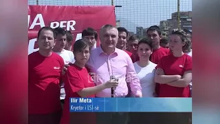 Ilir Meta te klubi Partizani: Do të zhvillojmë sportin tek të rinjtë-(12 Prill 2009)