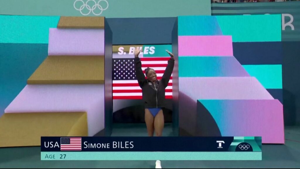 Simone Biles e artë në Lojërat Olimpike