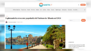  “Gaeta.it”: Shqipëria, një nga destinacionet më të kërkuara