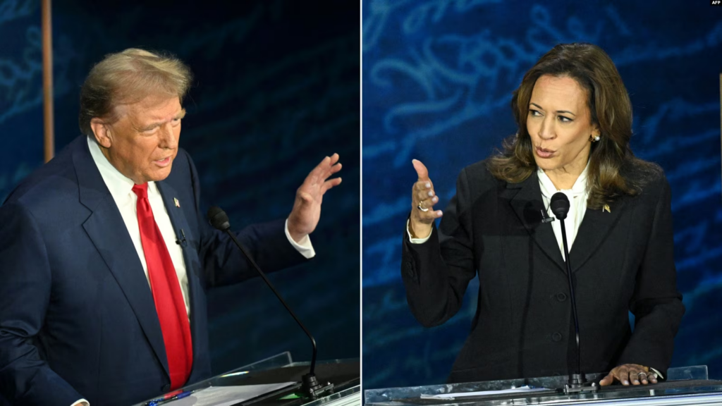 Harris dhe Trump kritikojnë qëndrimet politike të njëri-tjetrit në debatin e parë