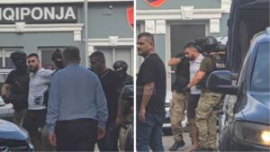 Momenti kur i shumëkërkuari Marklen Haka dërgohet në Policinë e Tiranës (Video)