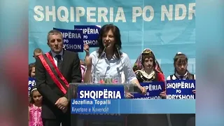 Jozefina Topalli në Koplik: PS është kthyer në trust të lejeve të ndërtimit-(13 Maj 2009)