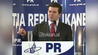 Fatmir Mediu takim në Tepelenë, flet për çështjen e pronës dhe ish pronarëve-(30 Prill 2009)