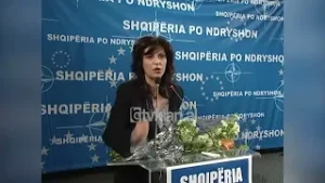 Jozefina Topalli në Shkodër, akuzon Ramën për ryshfete dhe korrupsion-(10 Maj 2009)