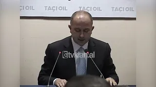 Rezart Taçi konferencë për ndeshjen e kombëtares me klubin e Milanit-(29 Prill 2009)