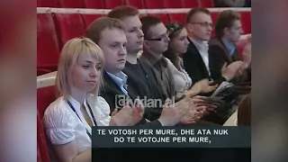 Sali Berisha për zgjedhjet: Shqiptarët nuk do të votojnë partinë e mureve-(30 Prill 2009)