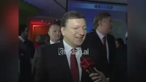 Jose Manuel Barroso dhe Reinfeld për aplikimin e Shqipërisë në BE-(30 Prill 2009)