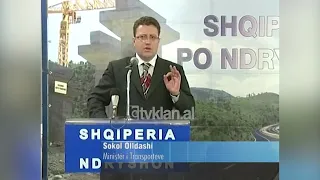 Sokol Olldashi në Fier-Shegan, premton investime të mëdha në mandatin e dytë-(9 Maj 2009)