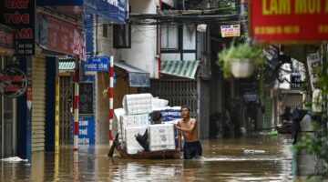 Rreth 200 të vdekur dhe mbi 100 të zhdukur si pasojë e tajfunit Yagi në Vietnam